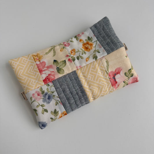 One-of-a-Kind Zippered Project Bag - 'Flat Sack' - Notions Pouch