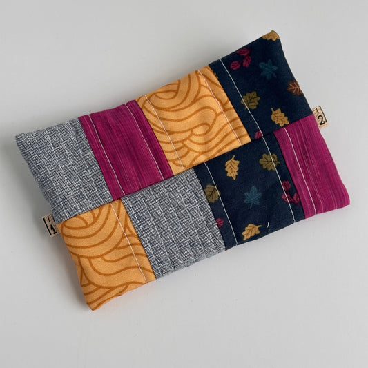 One-of-a-Kind Zippered Project Bag - 'Flat Sack' - Notions Pouch