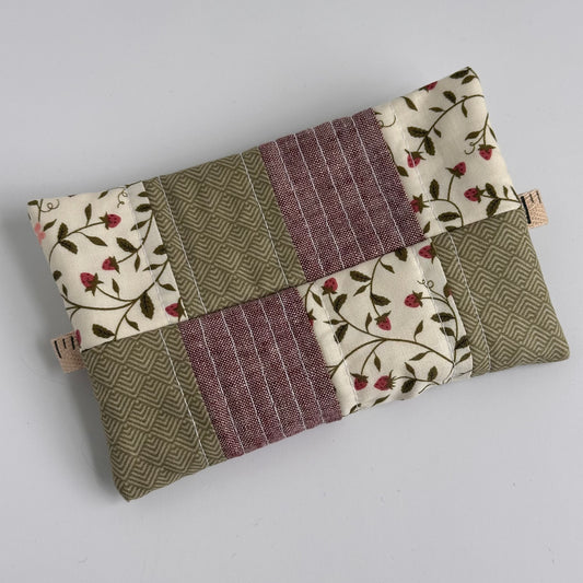 One-of-a-Kind Zippered Project Bag - 'Flat Sack' - Notions Pouch