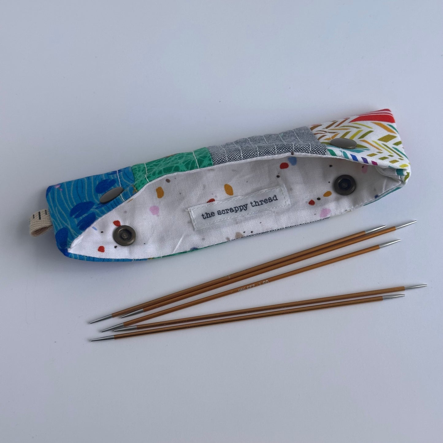 One-of-a-Kind Scrappy 'Needle Minder' (DPN Cozy - WIP Minder - Needle Cozy)