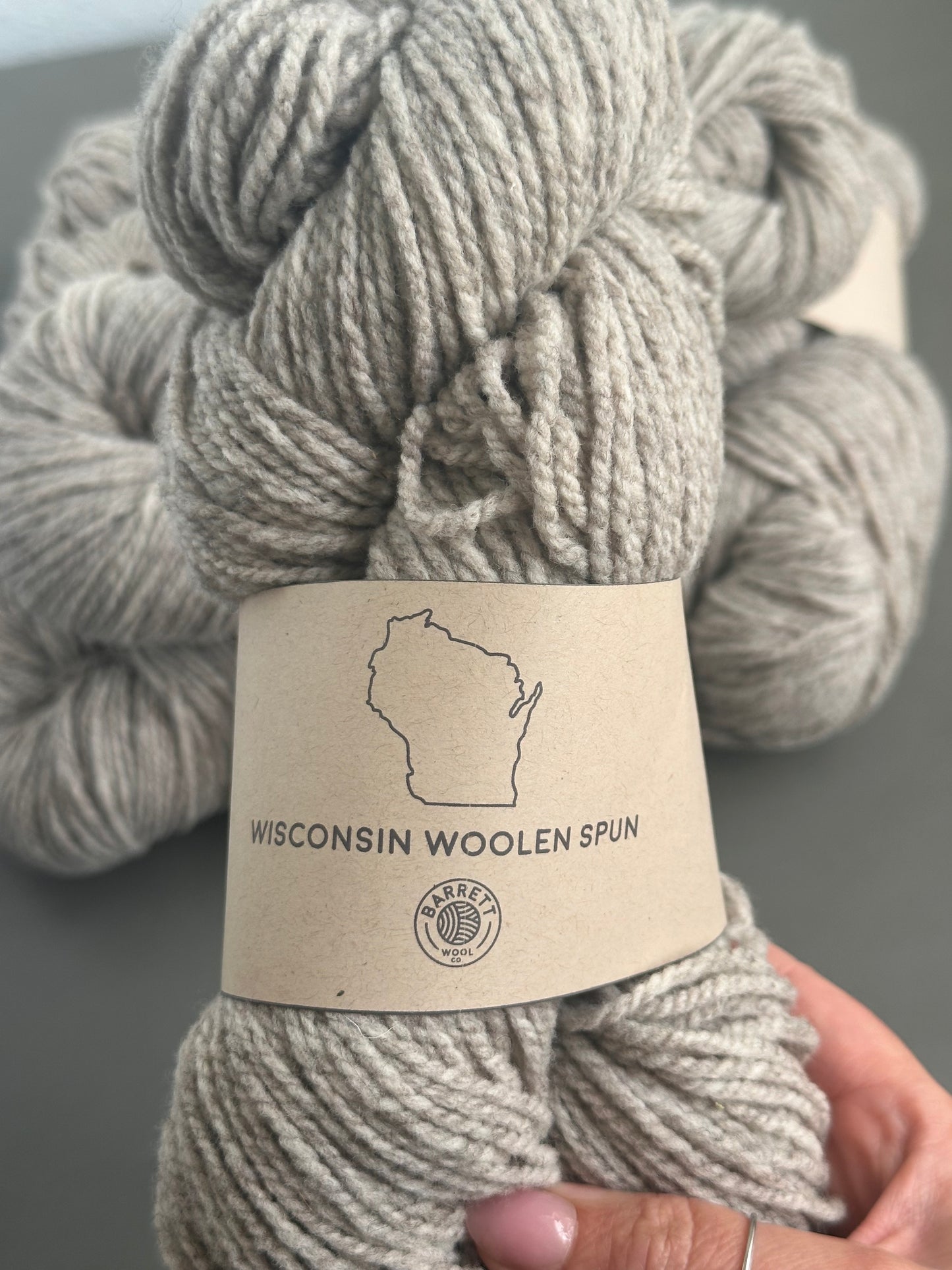 DESTASH - Barrett Wool Co. Wisconsin Woolen Spun - FIVE skeins