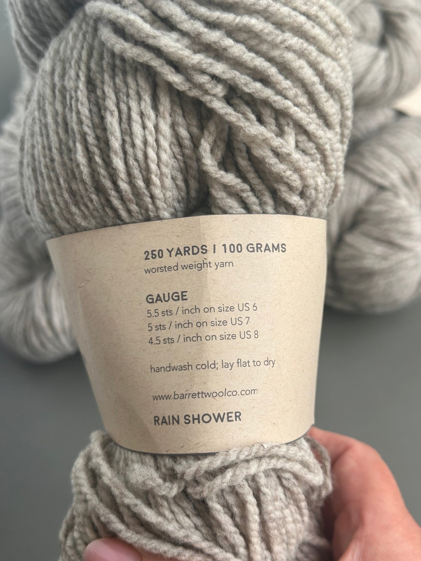 DESTASH - Barrett Wool Co. Wisconsin Woolen Spun - FIVE skeins
