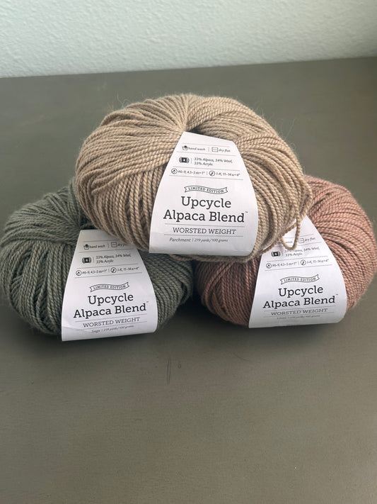 DESTASH - Knit Picks Upcycle Alpaca Blend - THREE SKEINS