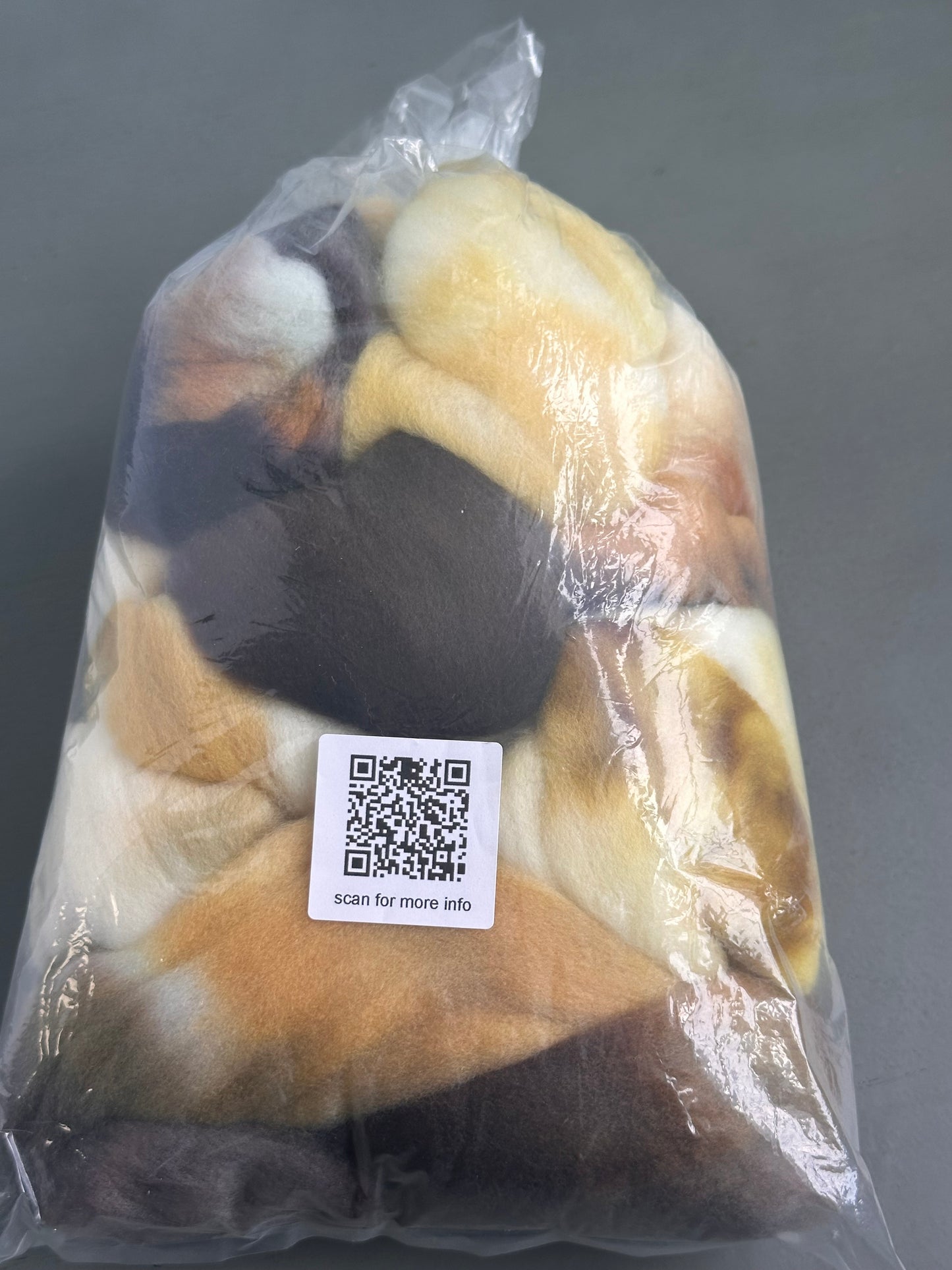 DESTASH - Hello Yarn 4 oz Superfine Merino Wool Top - We've Got Ghosts