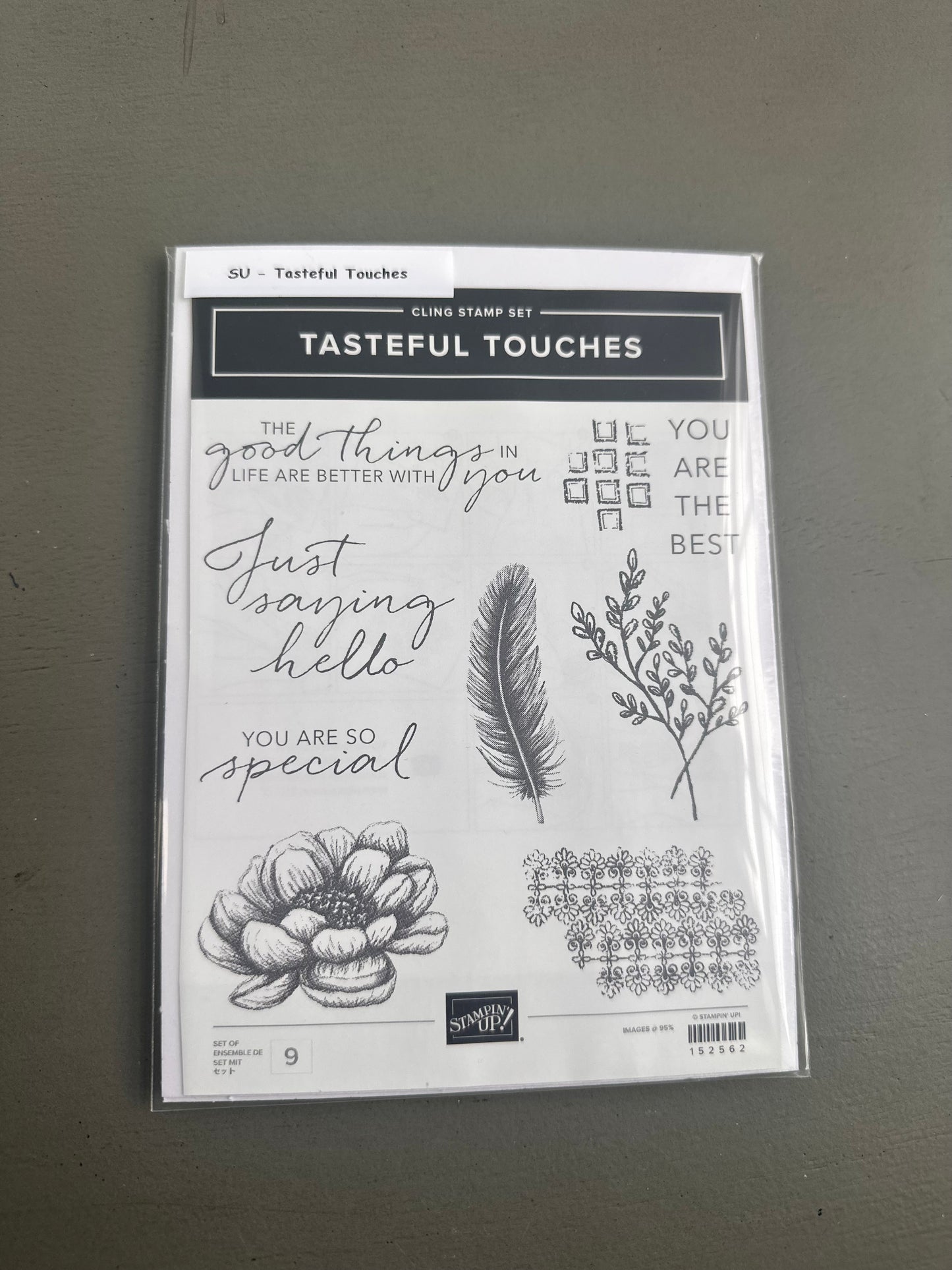 DESTASH - Stampin' Up lot of stamps - 8 sets