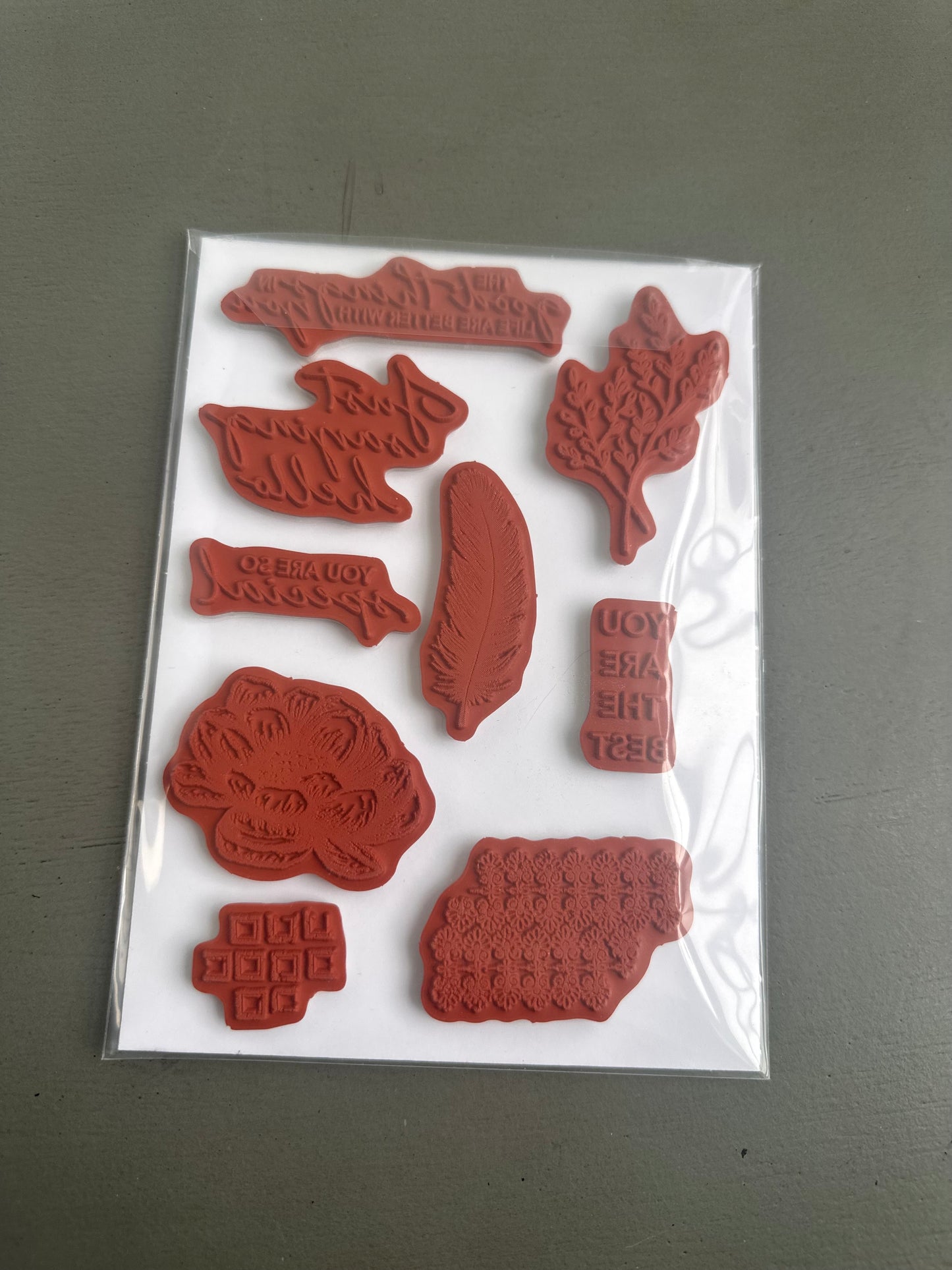DESTASH - Stampin' Up lot of stamps - 8 sets
