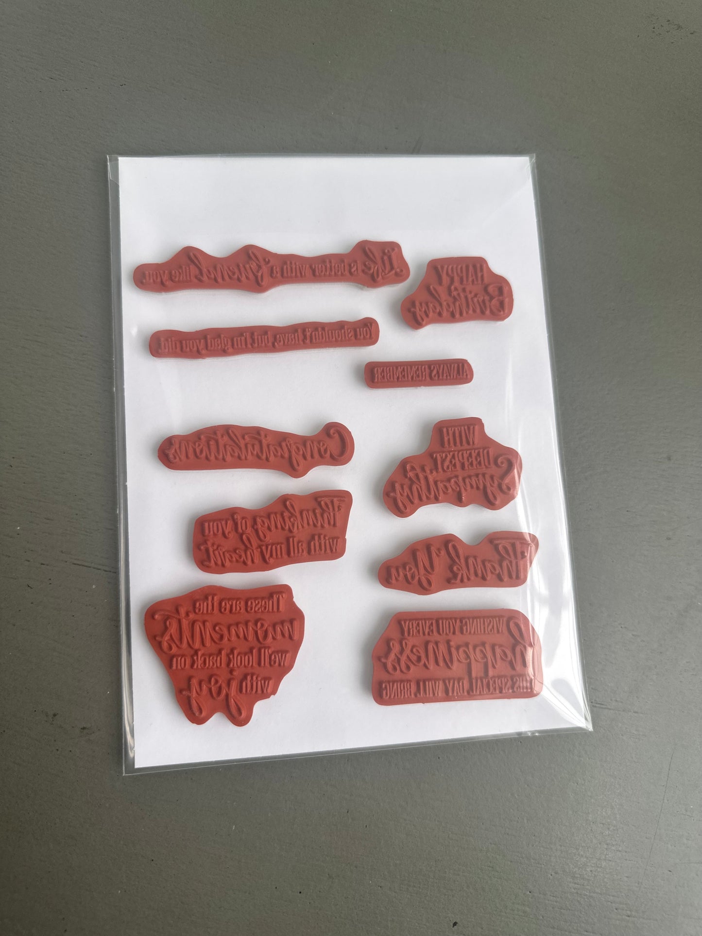 DESTASH - Stampin' Up lot of stamps - 8 sets