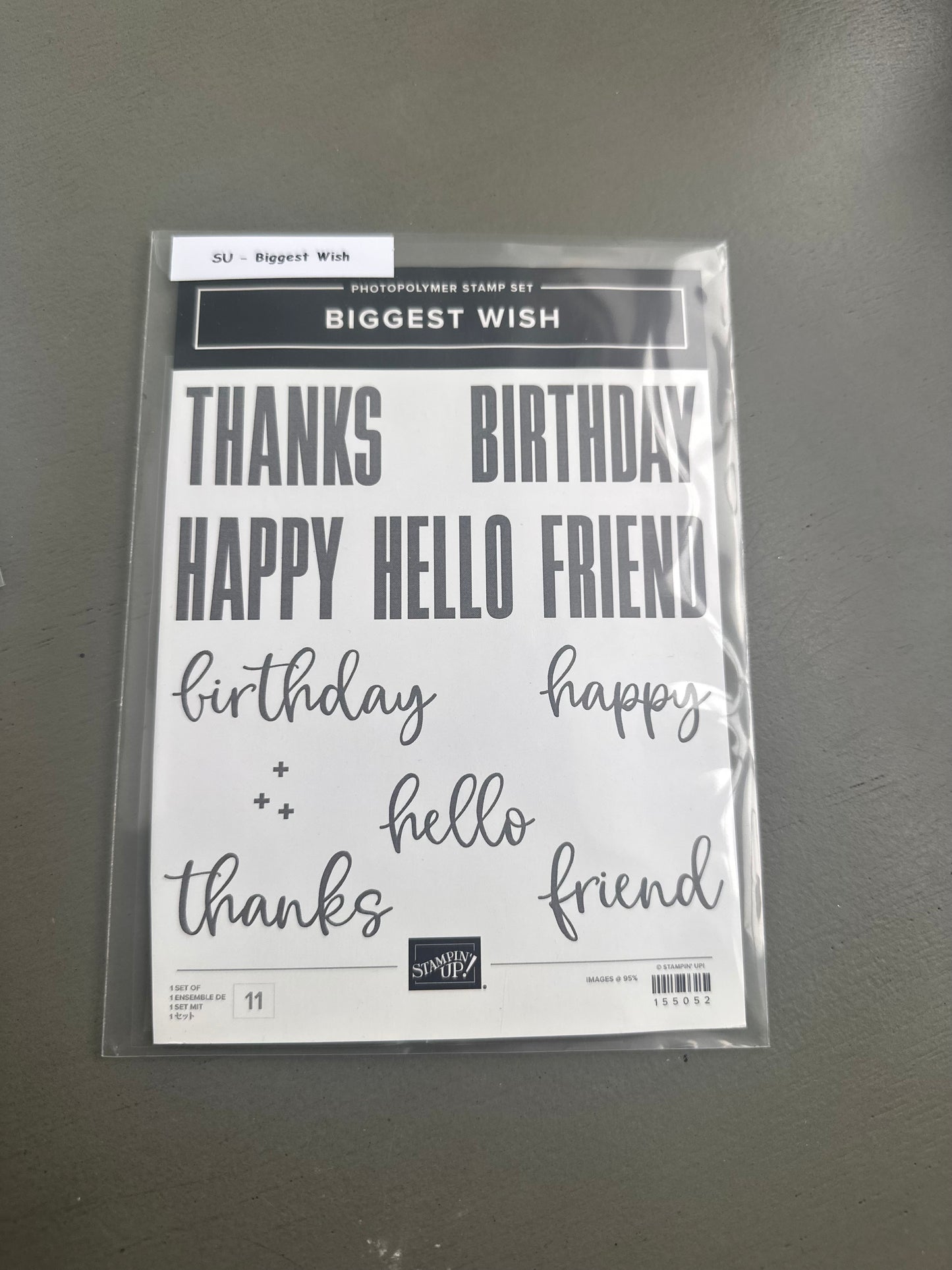DESTASH - Lot of Stampin' Up stamps - 8 sets
