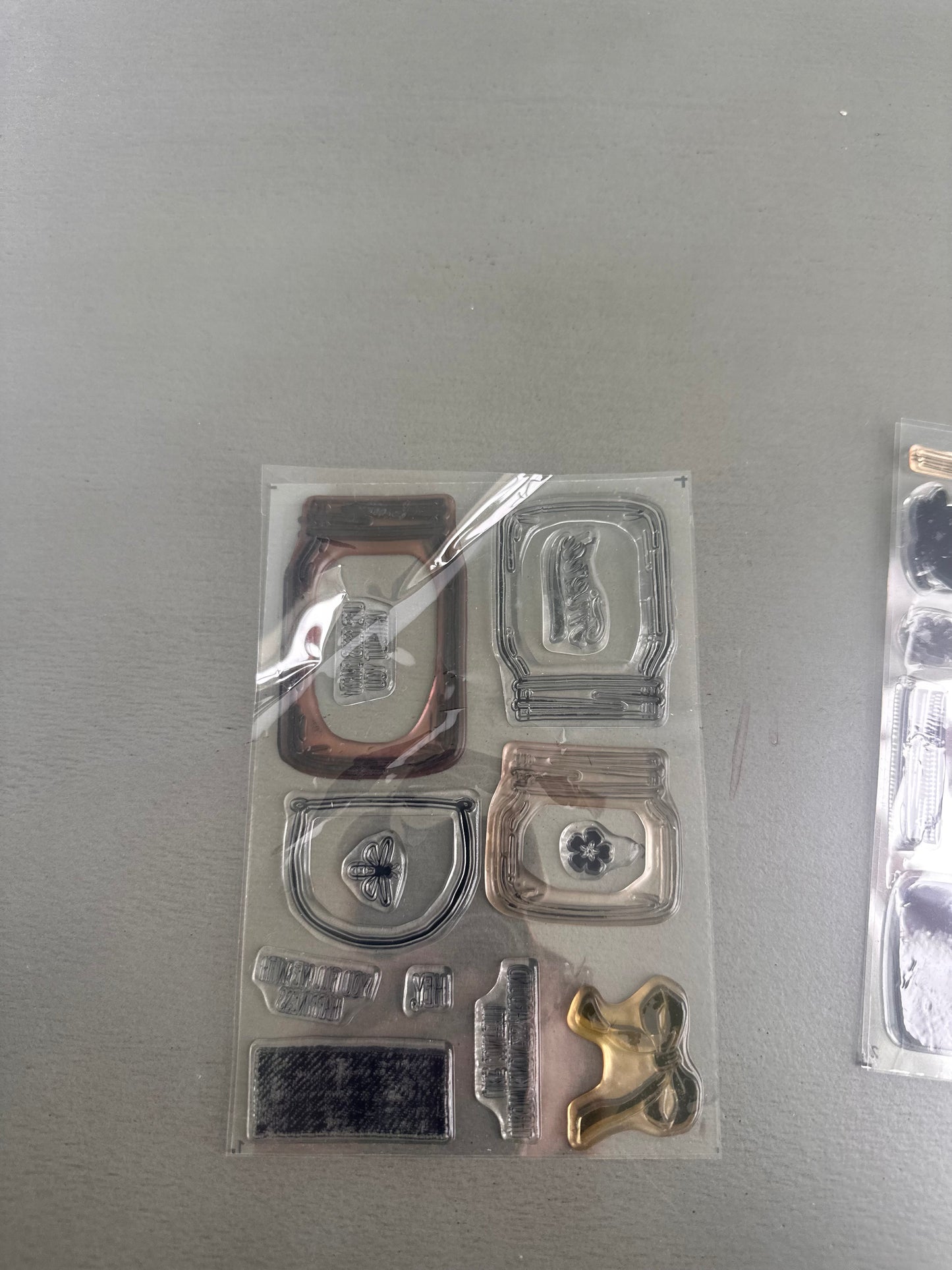 DESTASH - Stamping' Up Jar of Love stamps & dies