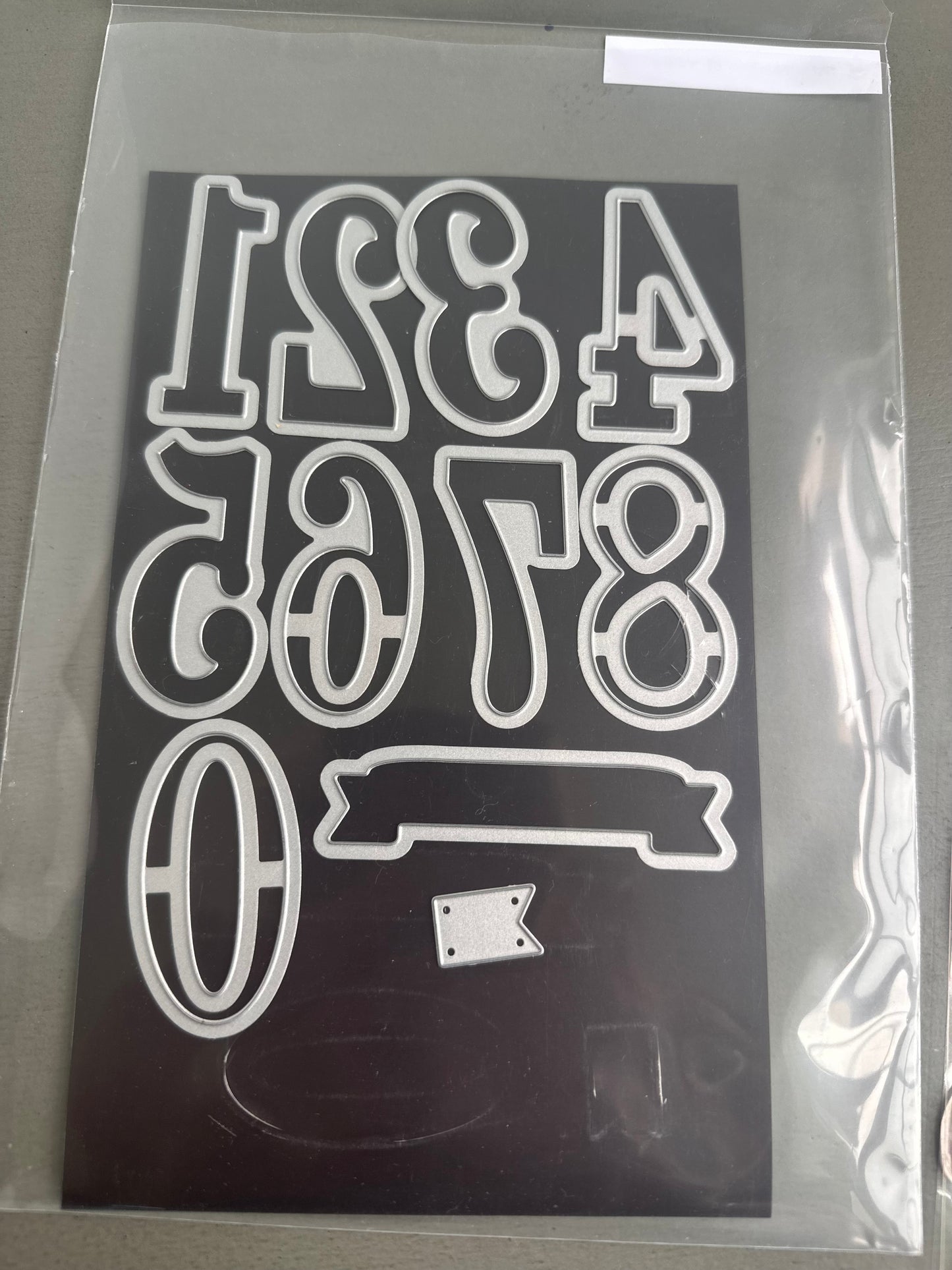DESTASH - Stampin' Up Number of Years stamps & dies