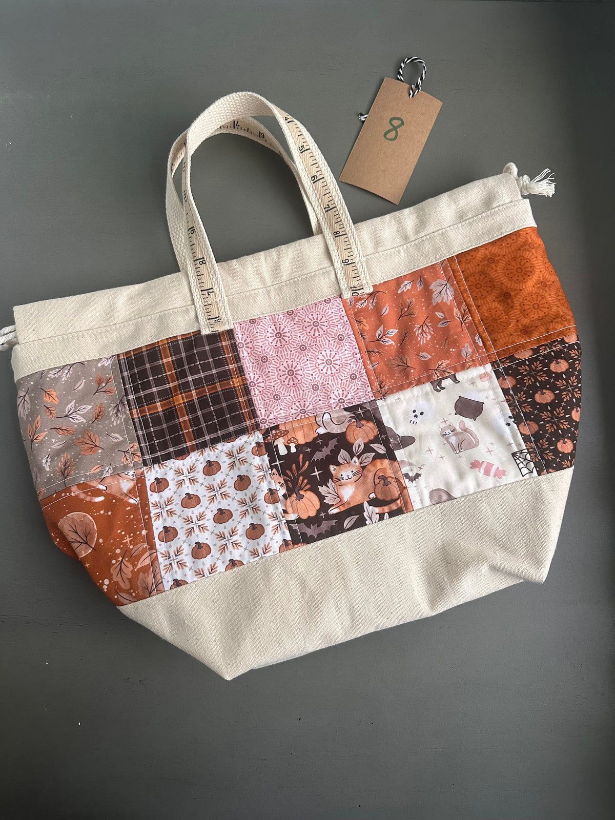 One-of-a-Kind - Extra Large 'Tote Sack' - Project Bag No. 8