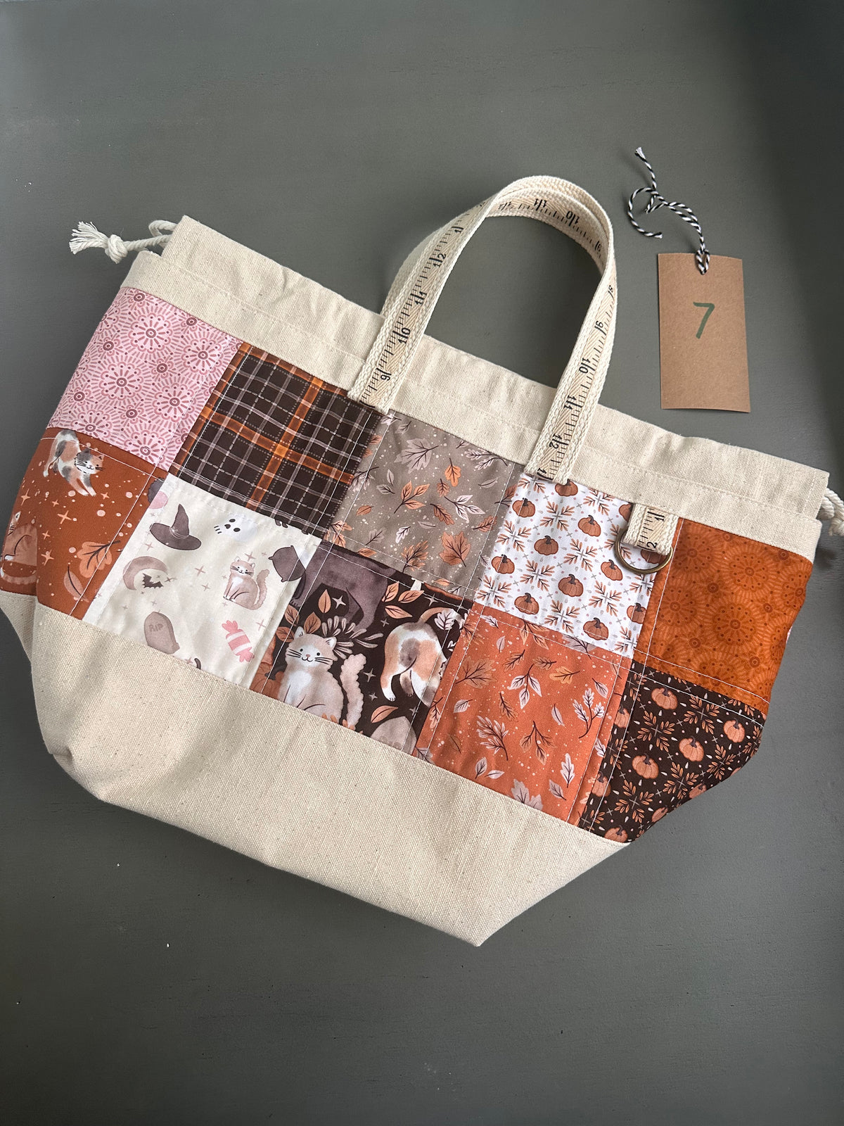 One-of-a-Kind - Extra Large 'Tote Sack' - Project Bag No. 7