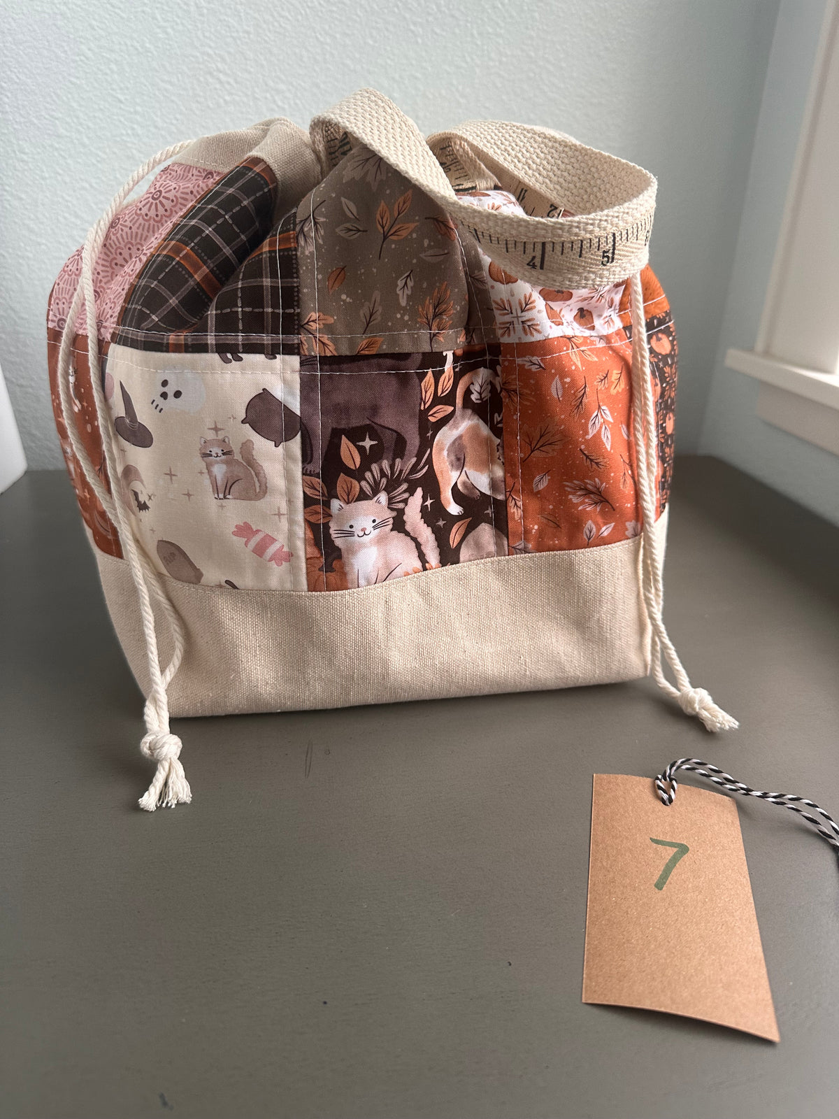One-of-a-Kind - Extra Large 'Tote Sack' - Project Bag No. 7