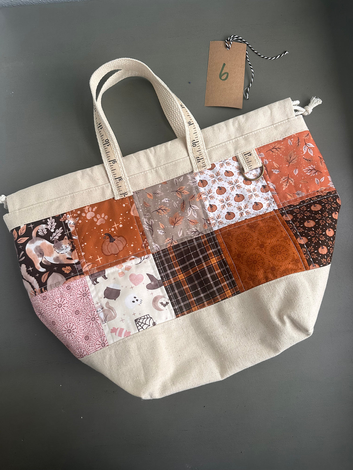 One-of-a-Kind - Extra Large 'Tote Sack' - Project Bag No. 6