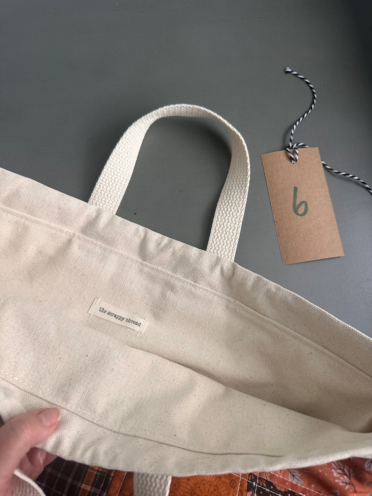 One-of-a-Kind - Extra Large 'Tote Sack' - Project Bag No. 6