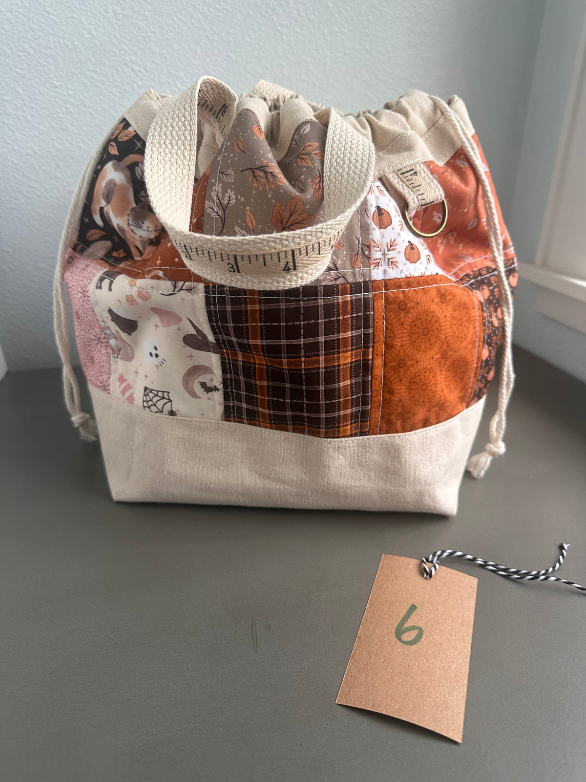 One-of-a-Kind - Extra Large 'Tote Sack' - Project Bag No. 6