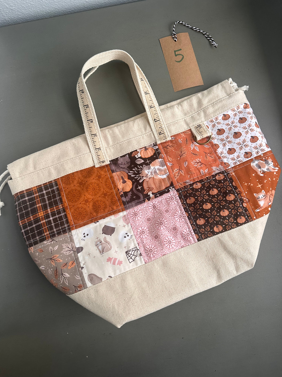 One-of-a-Kind - Extra Large 'Tote Sack' - Project Bag No. 5