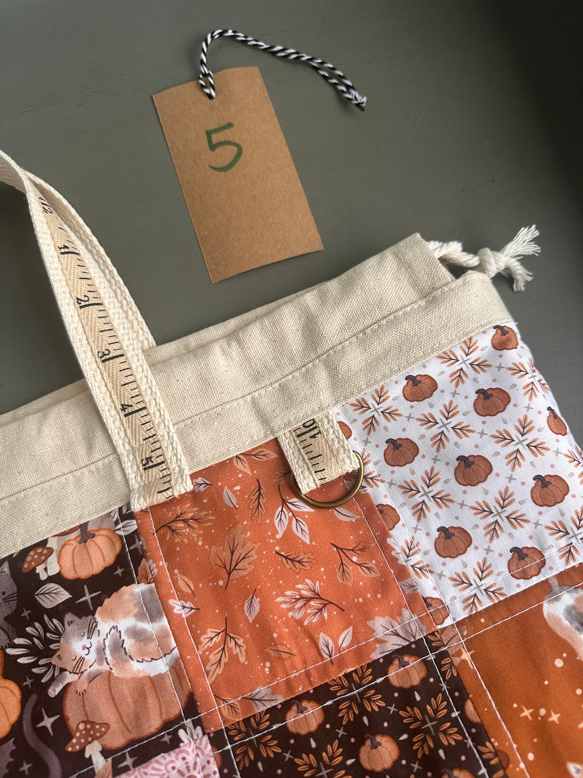 One-of-a-Kind - Extra Large 'Tote Sack' - Project Bag No. 5