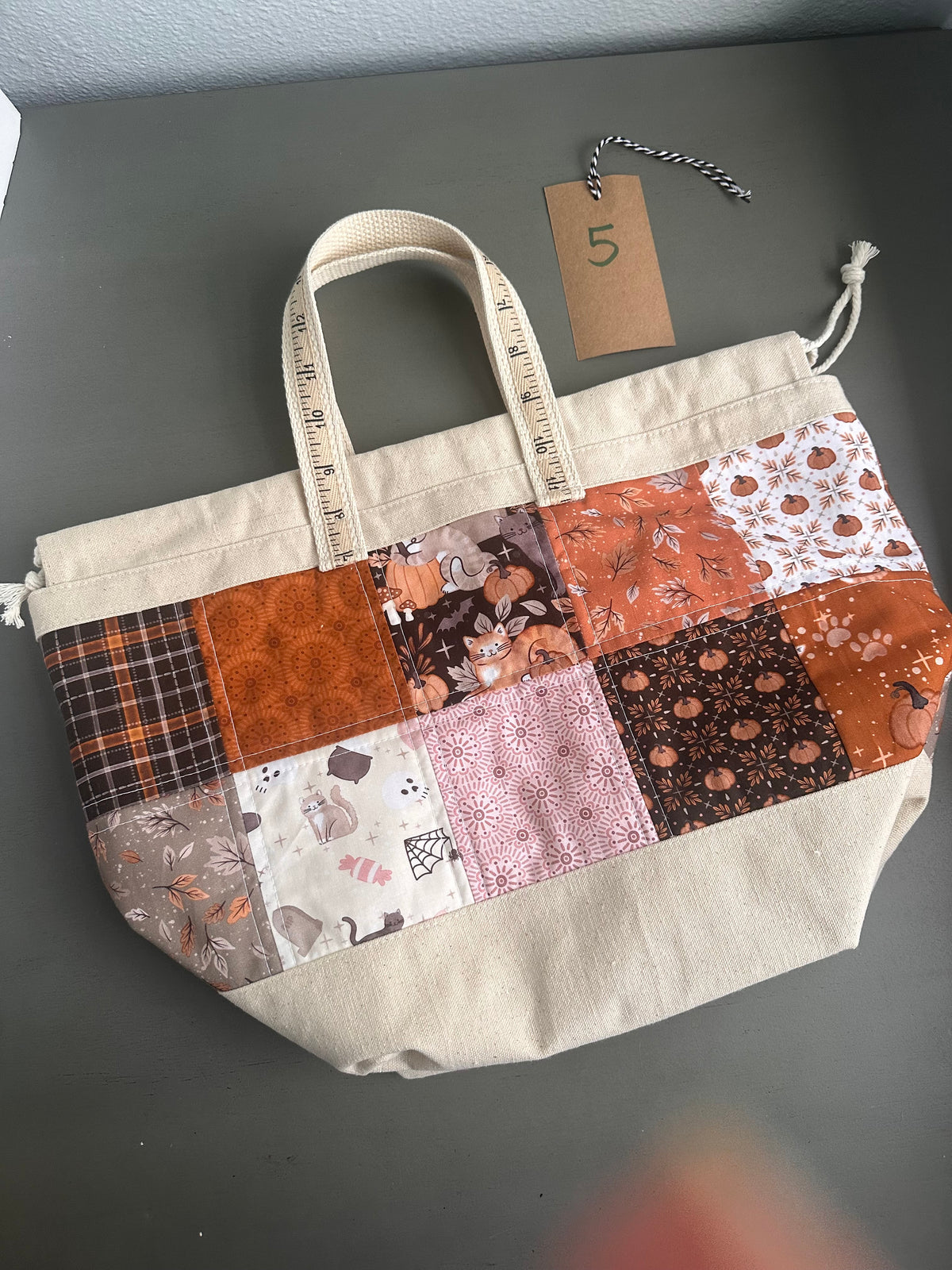 One-of-a-Kind - Extra Large 'Tote Sack' - Project Bag No. 5