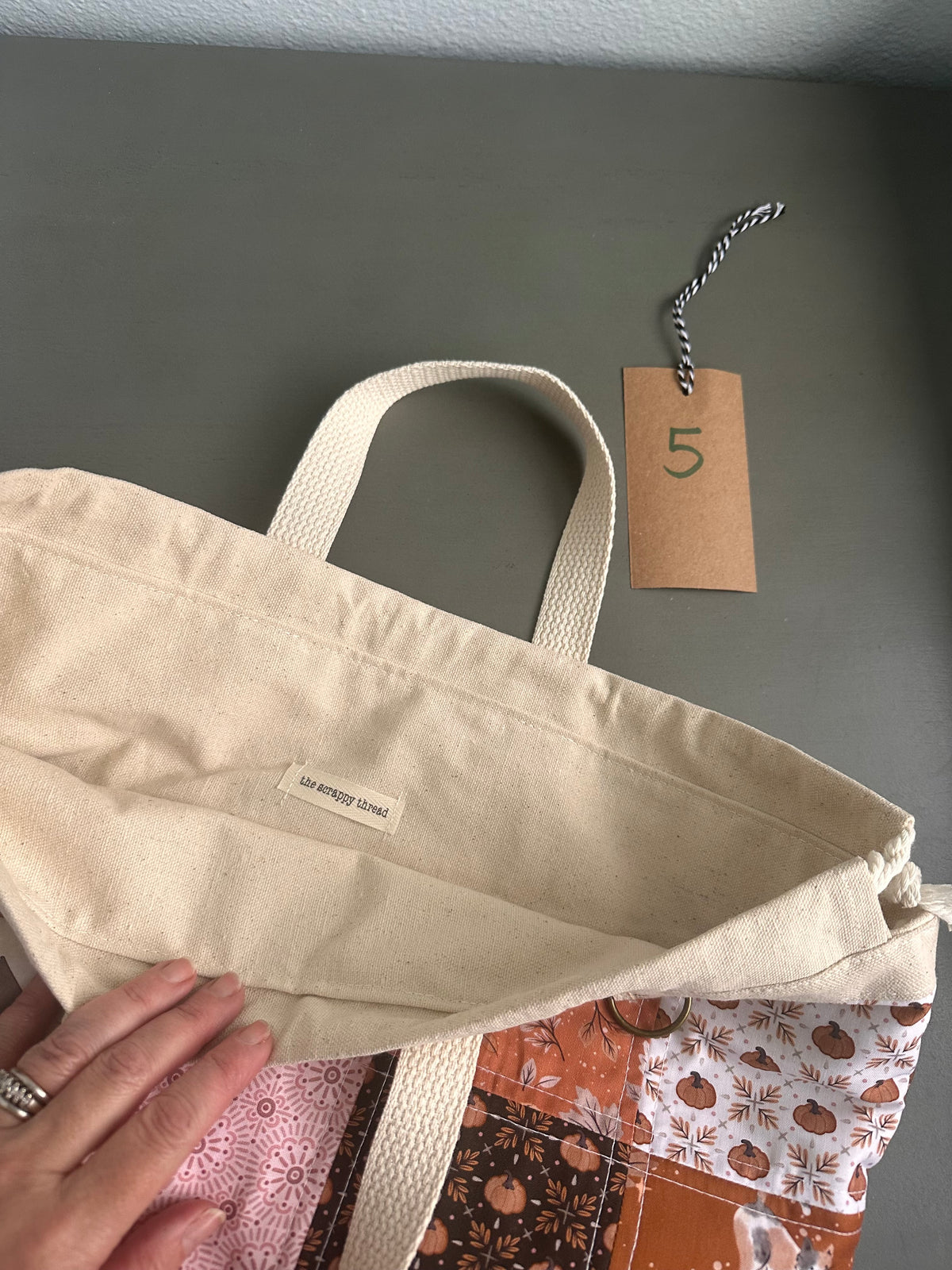 One-of-a-Kind - Extra Large 'Tote Sack' - Project Bag No. 5