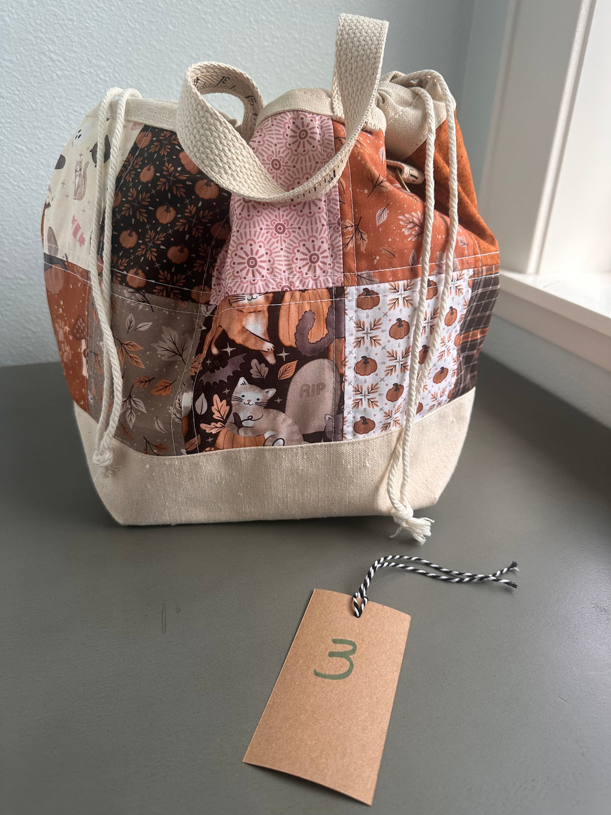 One-of-a-Kind - Extra Large 'Tote Sack' - Project Bag No. 3