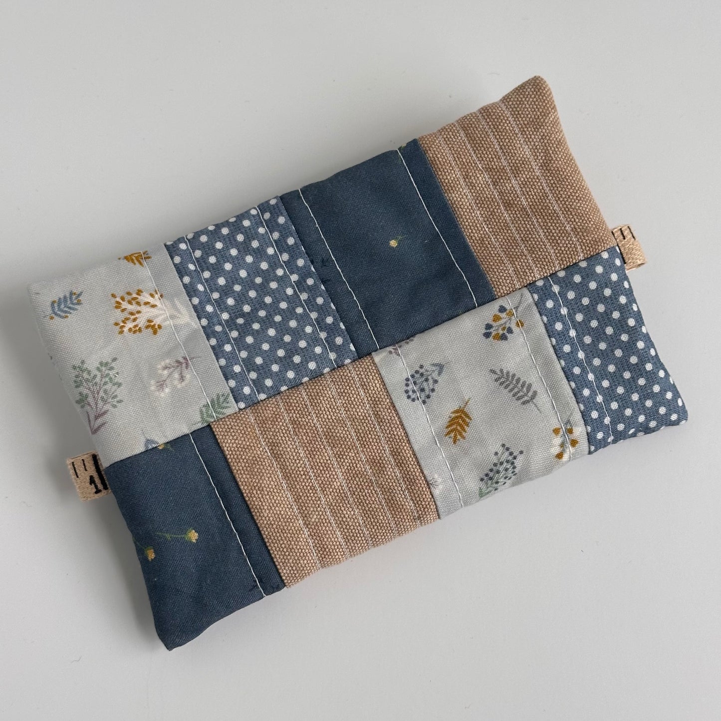 One-of-a-Kind Zippered Project Bag - 'Flat Sack' - Notions Pouch