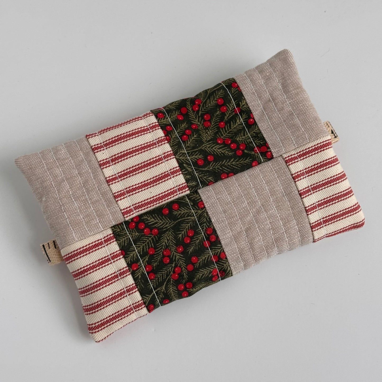 One-of-a-Kind Zippered Project Bag - 'Flat Sack' - Notions Pouch