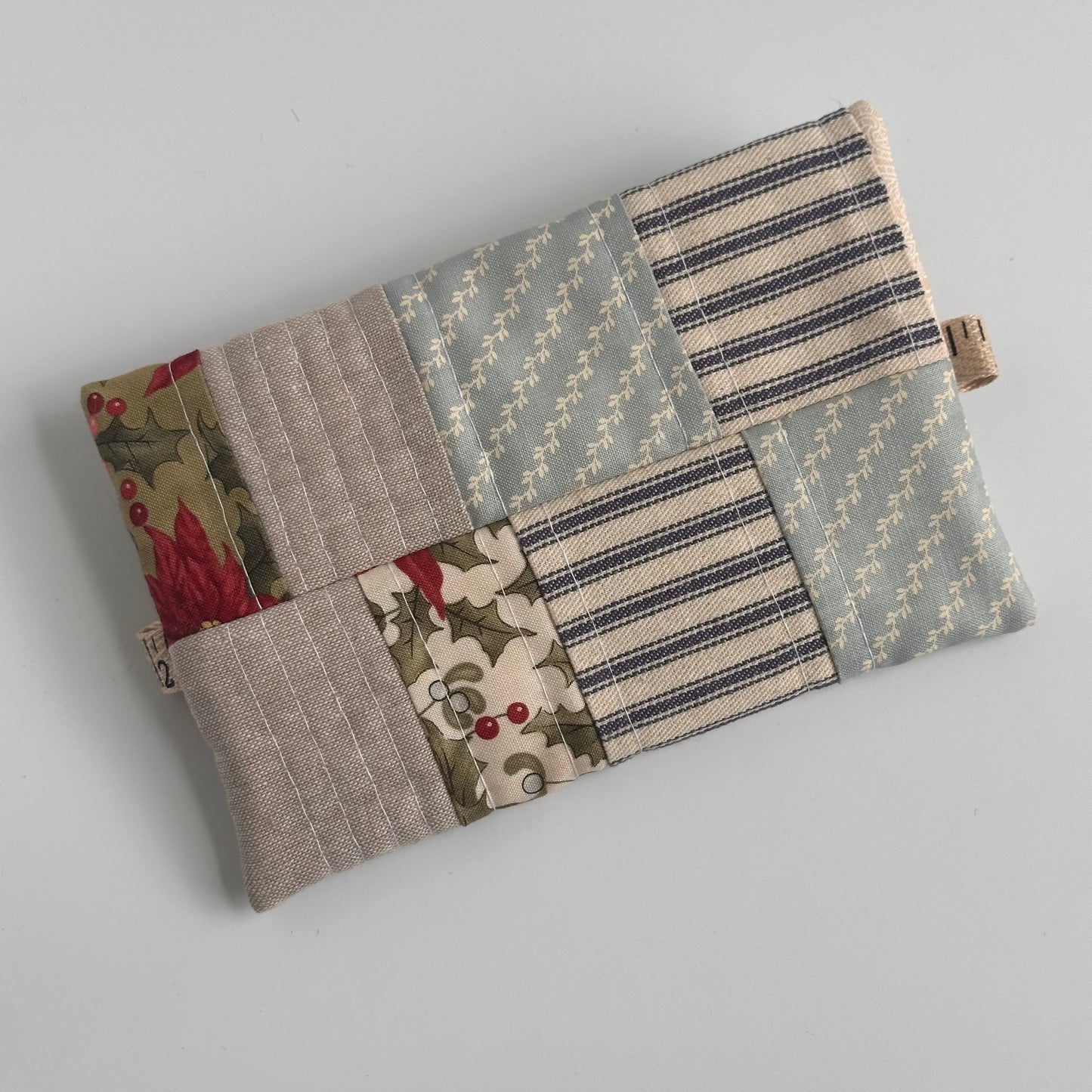 One-of-a-Kind Zippered Project Bag - 'Flat Sack' - Notions Pouch