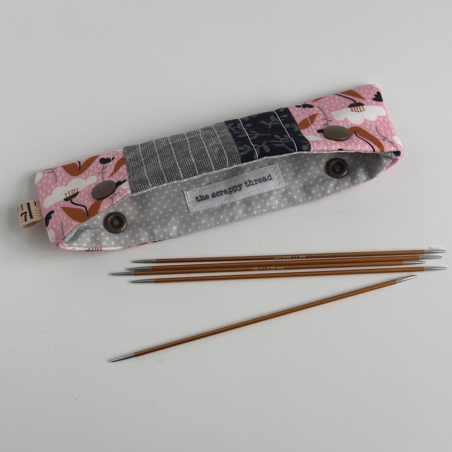 One-of-a-Kind Scrappy 'Needle Minder'  (DPN Cozy - WIP Minder - Needle Cozy)